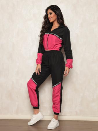Conjunto feminino cheap corta vento
