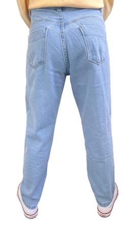 Imagem de Conjunto feminino jeans juvenil jaqueta + calça jeans menina de 10 a 16 anos