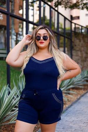 Conjunto Feminino Plus Size 46 Ao 50 Tamanhos Grandes Moda Dona
