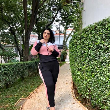 Conjunto moletom feminino store plus size