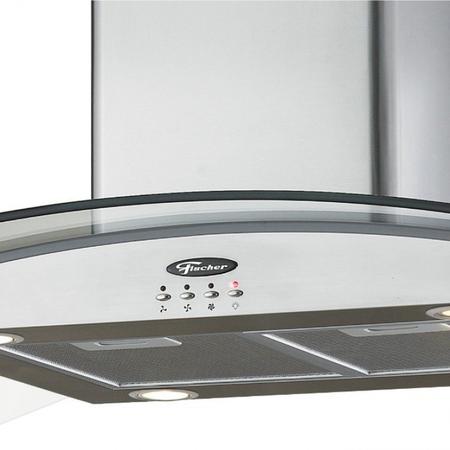 Imagem de Conjunto Forno Elétrico 44L e Coifa com Vidro 90cm 220V Fischer Cinza