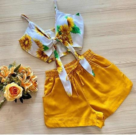 Conjunto Girassol Auritta Outros Moda e Acess rios Magazine