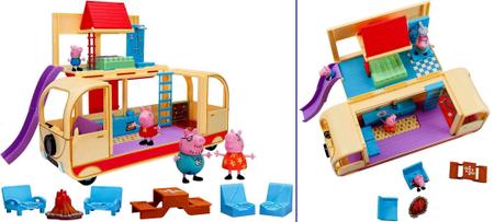 Brinquedo Sunny Casa Maletinha Peppa Pig Colorido 2313 - Casinha