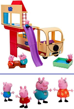 Brinquedo Sunny Casa Maletinha Peppa Pig Colorido 2313 - Casinha