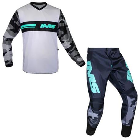 Conjunto Roupa Infantil Amx Prime Moto Camisa Calça Cross Trilha -  Conjuntos e Macacão para Moto - Magazine Luiza