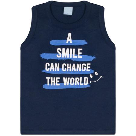 Imagem de Conjunto Infantil de Menino Smile Marinho