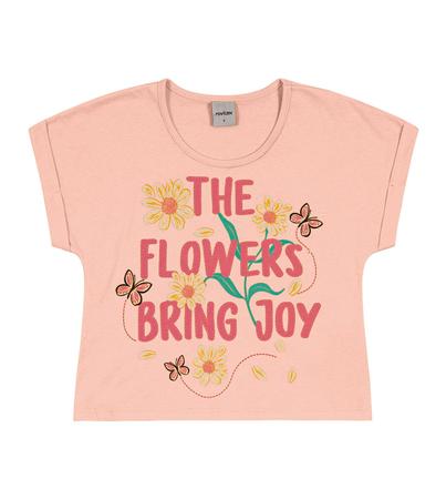 Imagem de Conjunto Infantil Flowers Rovitex Kids Rosa