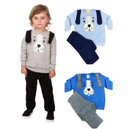 Conjunto infantil masculino best sale inverno