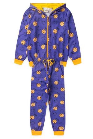 Imagem de Conjunto Infantil Menina Inverno Esportivo NBA - Emoji - Roxo