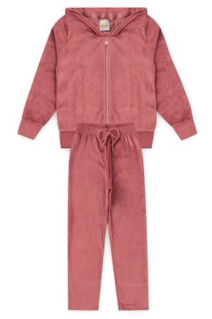 Imagem de Conjunto Infantil Menina Plush - Rosa