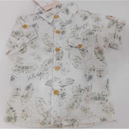 Conjunto Infantil Menino Camisa Coqueiro + Shorts Sarja 7374 - Lessa Kids Imagem de Conjunto Infantil Menino Camisa Coqueiro + Shorts Sarja 7374