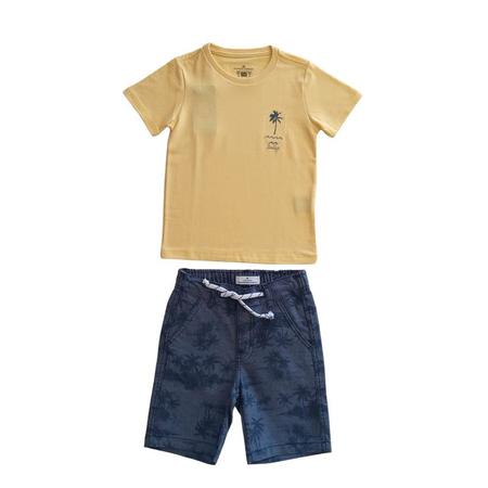 Imagem de Conjunto Infantil Menino Camiseta Banana Danger 50231