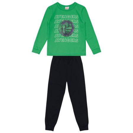 Conjunto Infantil Menino Moletom Hulk Brandili 55107 Conjunto de