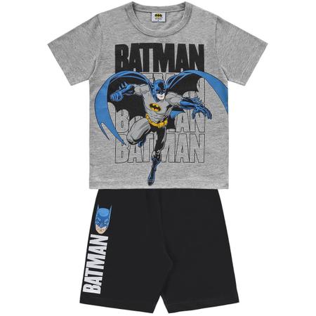 Imagem de Conjunto Infantil Menino Verão Batman 2 peças Licenciado Tam 2 a 3 - Fakini