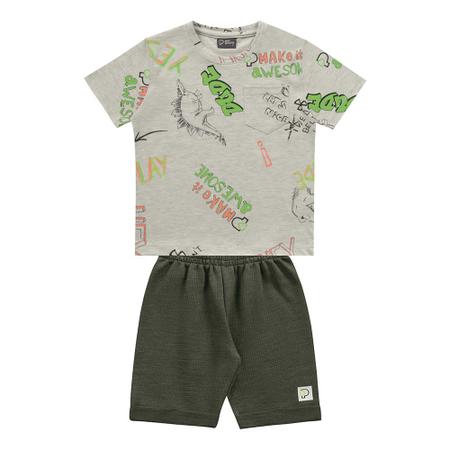 Conjunto Infantil Menino Verão Dinossauro 2 peças Tam 1 a 3 - Fakini Playground Imagem de Conjunto Infantil Menino Verão Dinossauro 2 peças Tam 1 a 3 - Fakini Playground