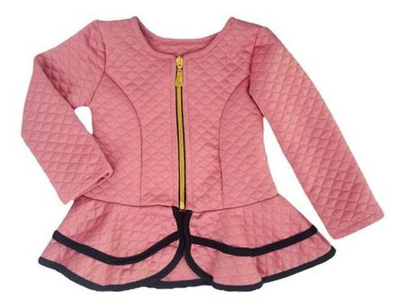 Imagem de Conjunto Infantil Moletom Metalasse Menina Roupa De Frio Top