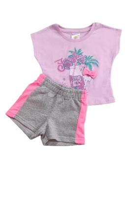 Imagem de Conjunto Infantil Tamanho 01 Menina Verão Solinho/Malwee (carinhoso)