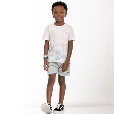 Imagem de Conjunto Infantil Verão Camiseta e Bermuda 2 peças Tropical Tam 4 a 10  - Biogás