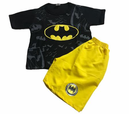 Conjunto Kit Infantil Verão Masculino 3 Peças Batman - Aballa Fashion -  Conjunto Infantil - Magazine Luiza