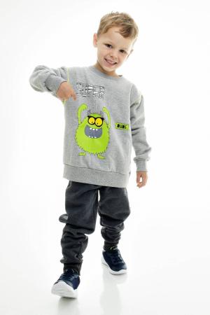 Conjunto Inverno Masculino Infantil Sem Capuz Cia da Malha