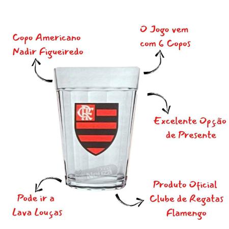 JOGO COPO  C/ 6 PCS 190 ML NADIR FIGUEIREDO