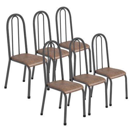 Jogo Conjunto Kit De 6 Cadeiras De Jantar Branco Cozinha Aço Tubular  Metálica Metal MADLAR Cadeira Overlar: Produtos para sua casa, móveis,  tecnologia, brinquedos e eletrodomésticos