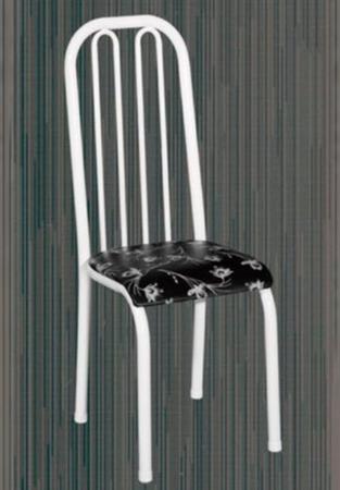 Imagem de Conjunto Kit Jogo c/ 4 Cadeiras Tubolar Aço Montreal Branca - jadi