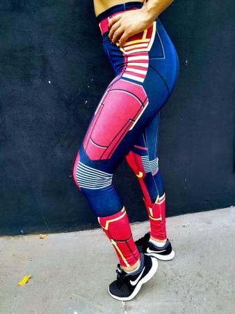 Marvelous Captain Marvel Carol Danvers Leggings - Etsy Finland