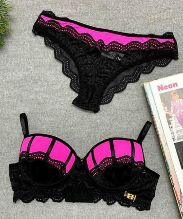 Conjunto lingerie rosa bebê G - Inspiração moda intima - Conjunto de  Lingerie - Magazine Luiza