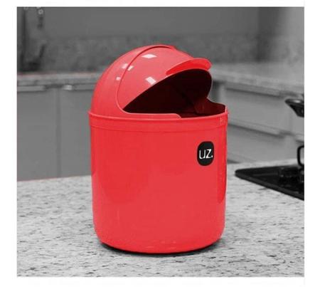 Imagem de CONJUNTO Lixeira De Pia 4 Litros + Dispenser Detergente Cozinha