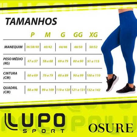 Conjunto Lupo Calça Legging + Top Feminino Fitness Academia Leguin