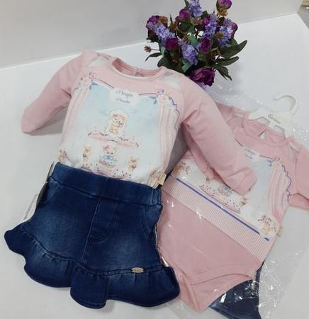 Saia jeans hot sale bebe