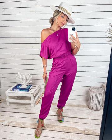 Imagem de Conjunto Luxo Feminino Gringa Calça Cintura Alta Cropped 