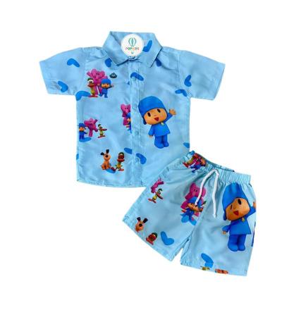 Imagem de Conjunto Mauricinho Pocoyo Tam.M (4-5 Anos)