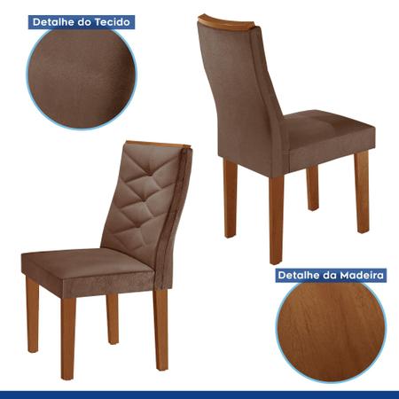 Imagem de Conjunto Mesa com Vidro e 8 Cadeiras 200cmx90cm Barcelona Yescasa