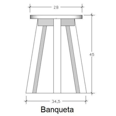 Imagem de Conjunto Mesa e 4 Banquetas Colorido Suze