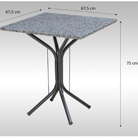 Imagem de Conjunto Mesa e 4 Cadeiras Thais Artefamol