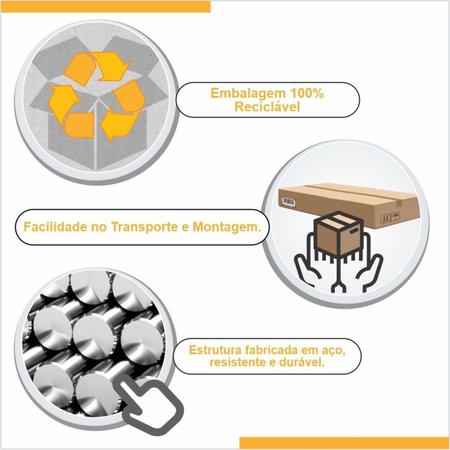 Imagem de Conjunto Mesa e 6 Cadeiras Atenas