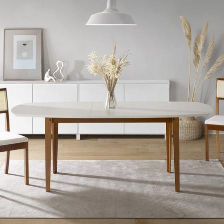 Conjunto de Jantar Oval (6 Cadeiras) Trearte Móveis - Imagine Móveis - A  Sua Loja de Móveis de Madeira Maciça
