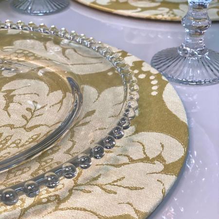 Imagem de Conjunto Mesa Posta Souplat Completo Medalhão Varias Cores Decorativo