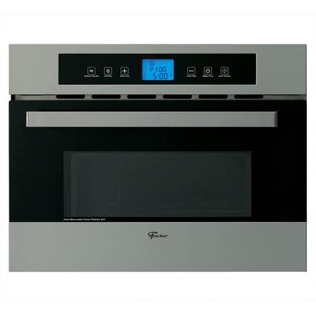 Imagem de Conjunto Microondas de Embutir 34L e Forno Elétrico 44L 220V Fischer Cinza