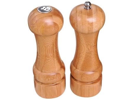 Conjunto Moedor Pimenta e Saleiro Bamboo - Mor Imagem de Conjunto Moedor Pimenta e Saleiro Bamboo - Mor