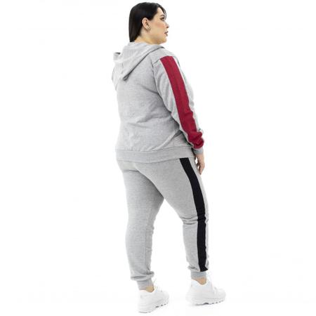 conjunto moletom feminino plus size nike