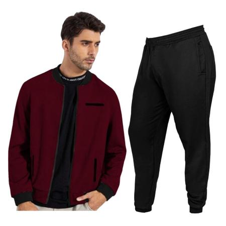 Conjunto Moletom Jaqueta Com Ziper E Calça Jogger Moderna - Hyve Imagem de Conjunto Moletom Jaqueta Com Ziper E Calça Jogger Moderna