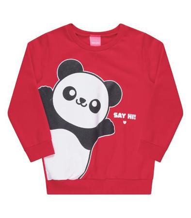 Moletom peluciado best sale panda