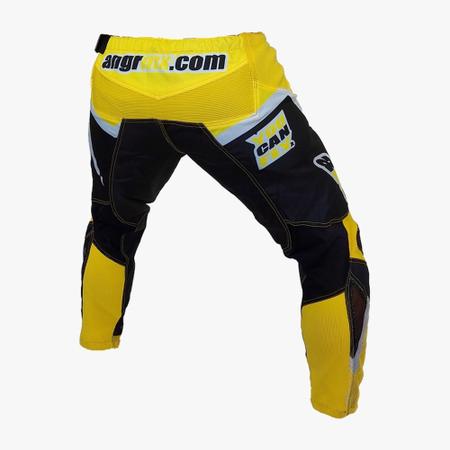 Imagem de Conjunto motocross angr flow 2022 gold yellow