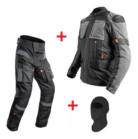 Conjunto Motoqueiro Masculino Viagem Bigtrail Armor Parka - Texx Imagem de Conjunto Motoqueiro Masculino Viagem Bigtrail Armor Parka