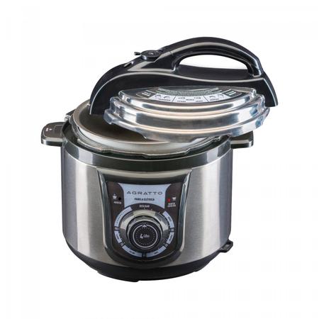 Imagem de Conjunto Panela Elétrica de Arroz e Panela de Pressão 127V Agratto Inox