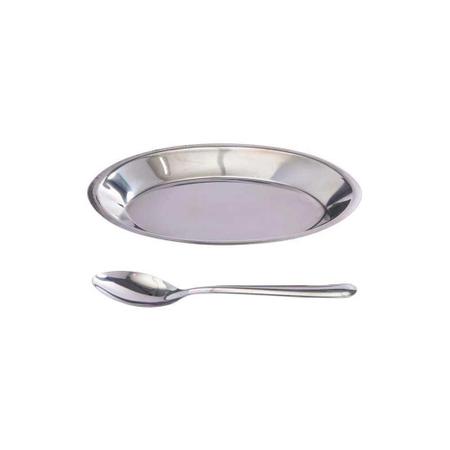 Imagem de Conjunto Para Arroz 2 Peças Madefer Inox Ref.681