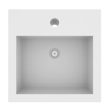 Imagem de Conjunto para Banheiro Gabinete com Cuba Espelho e Armário Lateral Veneza Espresso Móveis Branco/Preto